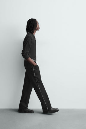 FLARE FIT JEANS WITH STUDS - Image 6