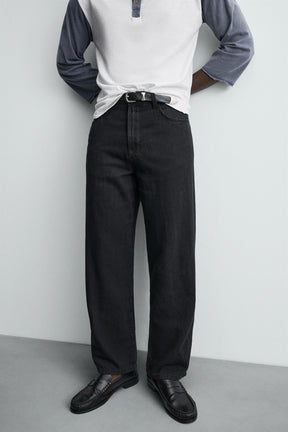 LIGHTWEIGHT LOOSE WIDE-LEG JEANS - Image 5