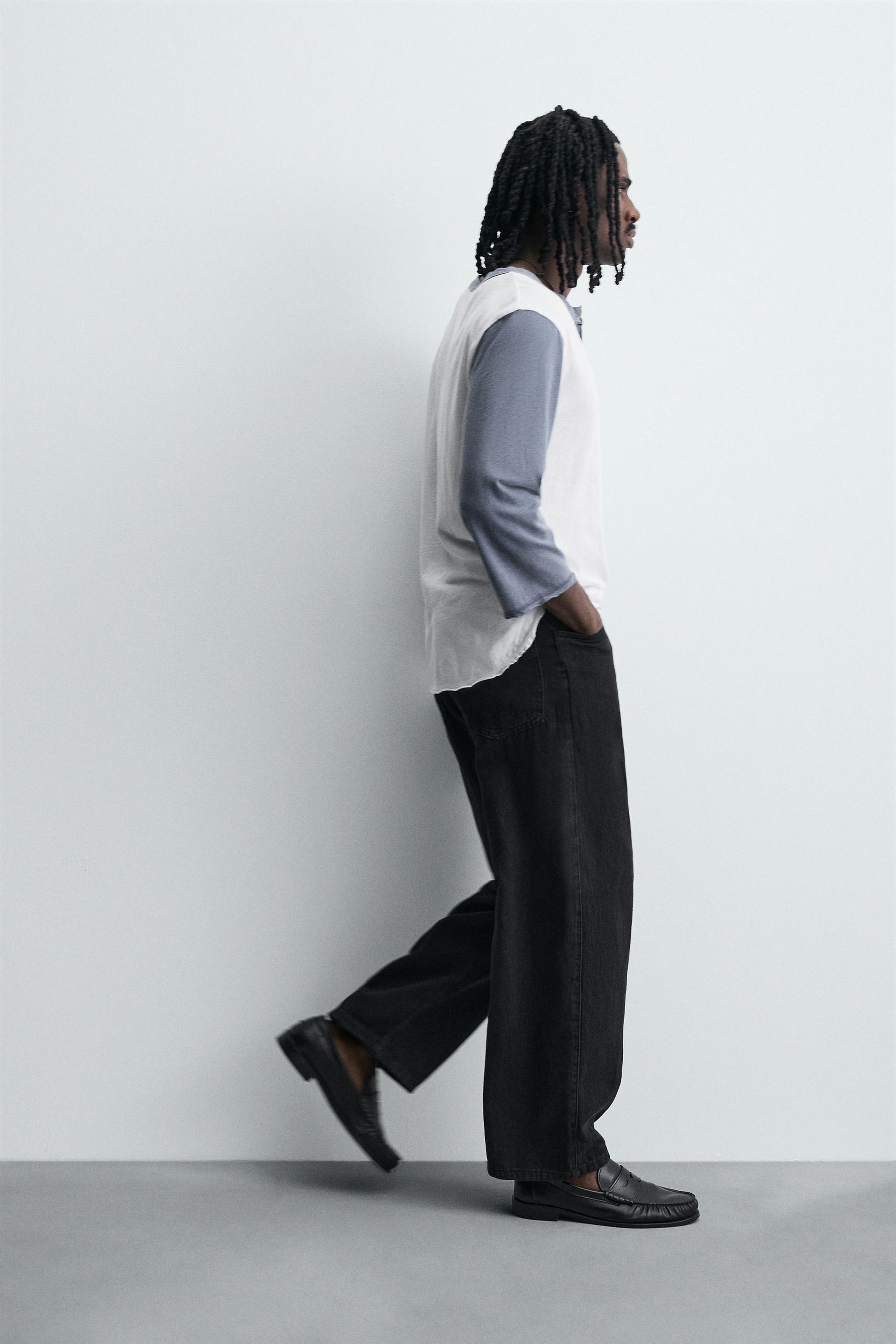 LIGHTWEIGHT LOOSE WIDE-LEG JEANS - Image 6