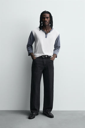 LIGHTWEIGHT LOOSE WIDE-LEG JEANS - Image 1