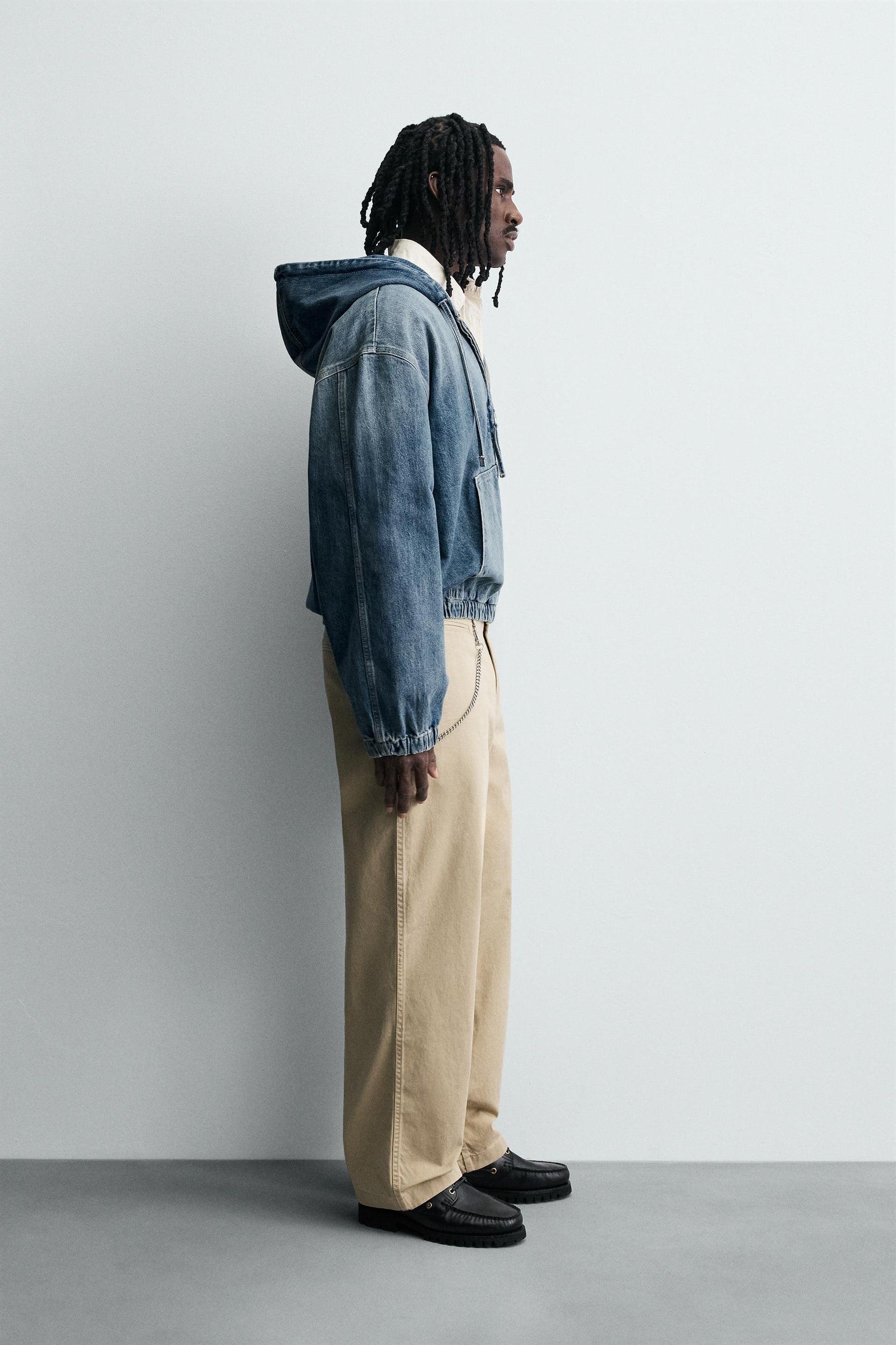 WASHED HOODED JACKET - Image 4