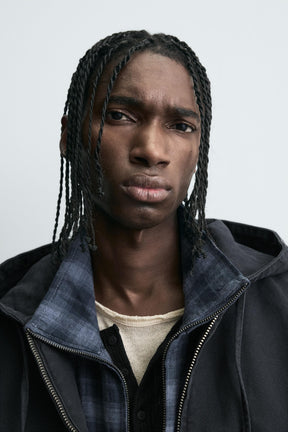 BOXY FIT TEXTURED JACKET - Image 5