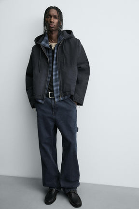 BOXY FIT TEXTURED JACKET - Image 6