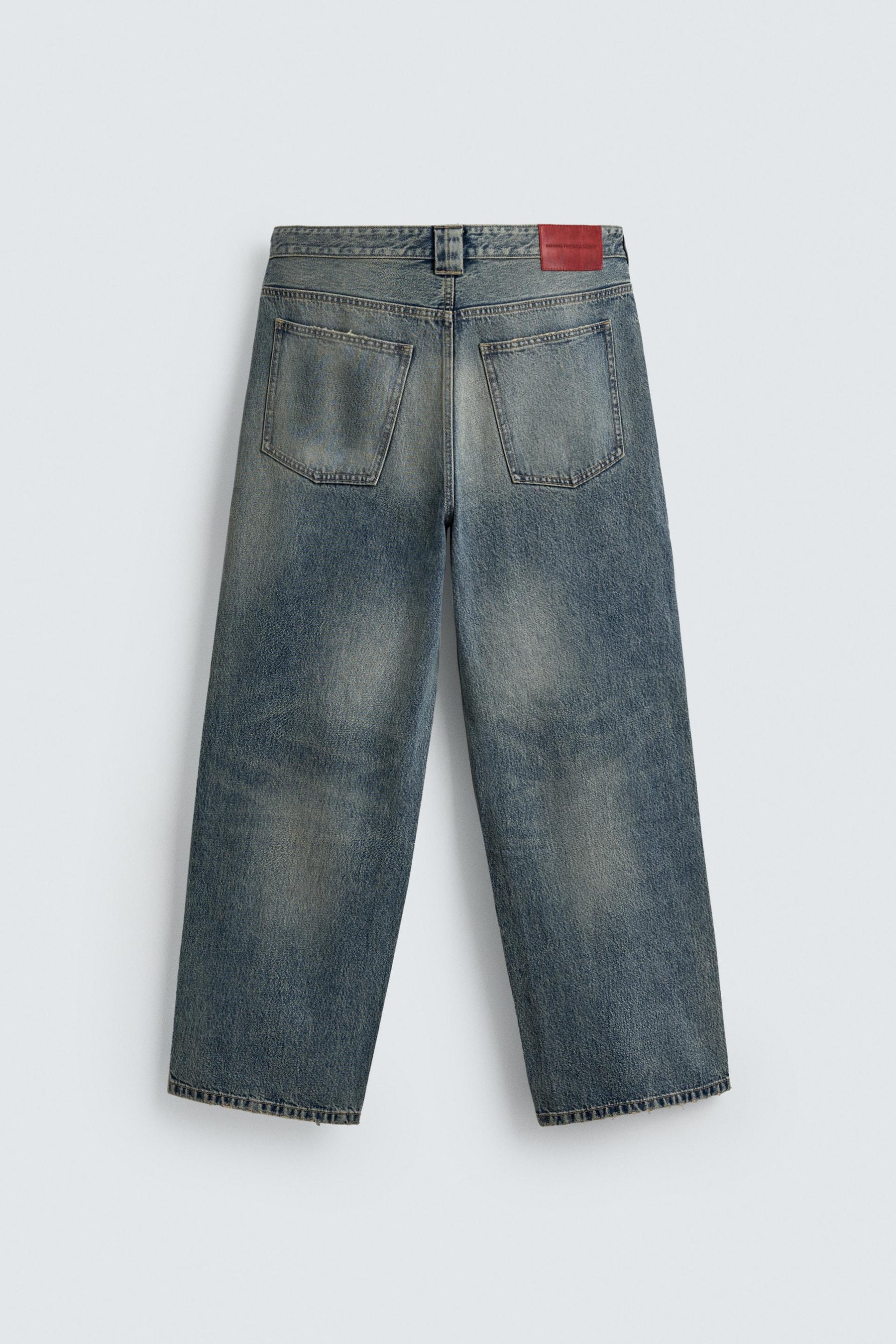 RELAXED FIT EMBROIDERED NFL MIAMI DOLPHINS JEANS - Image 8