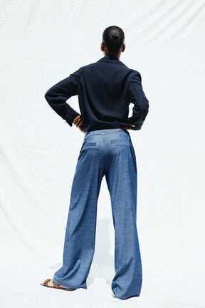 WIDE-LEG TROUSERS WITH BELT