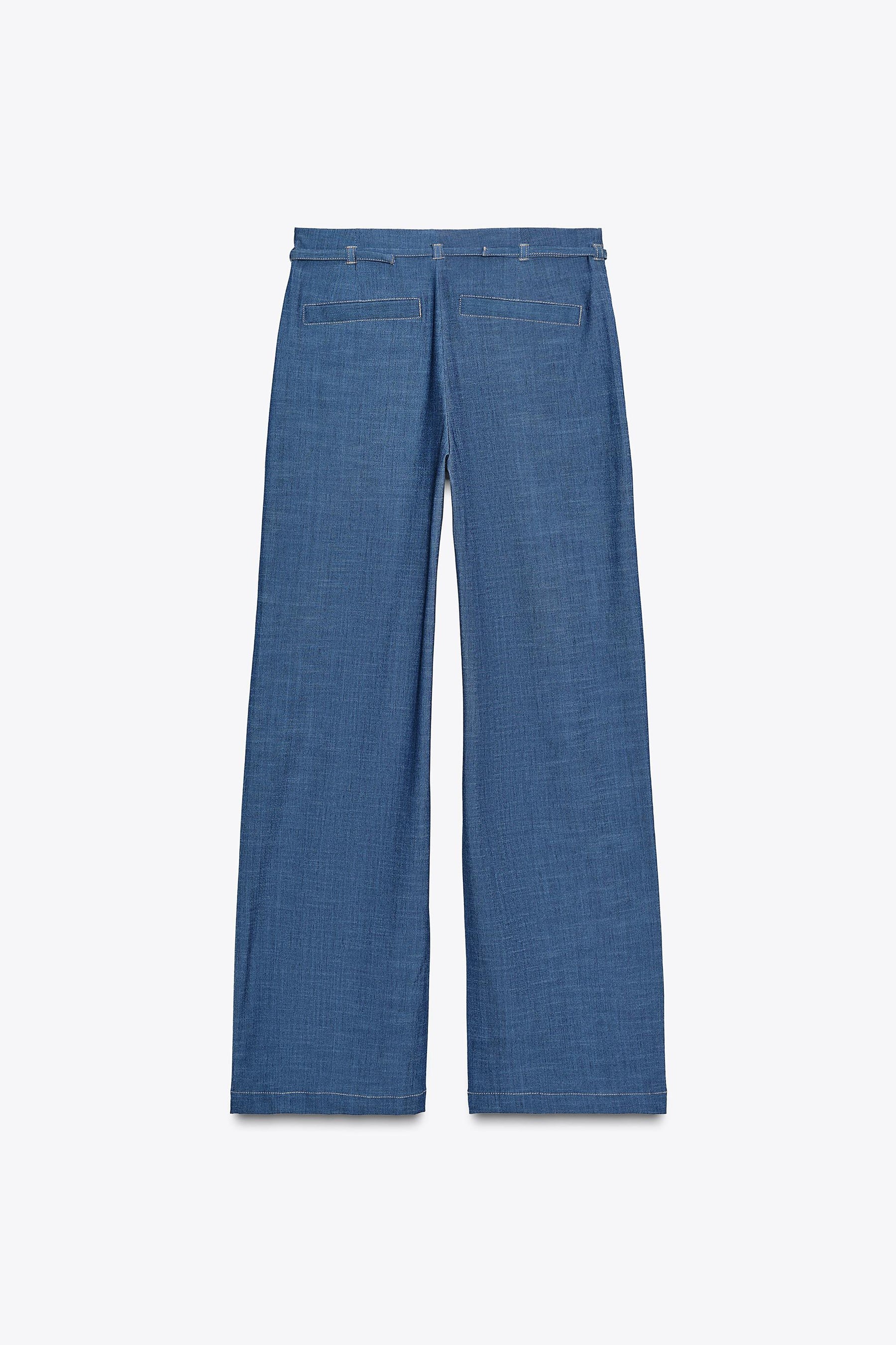 WIDE-LEG TROUSERS WITH BELT