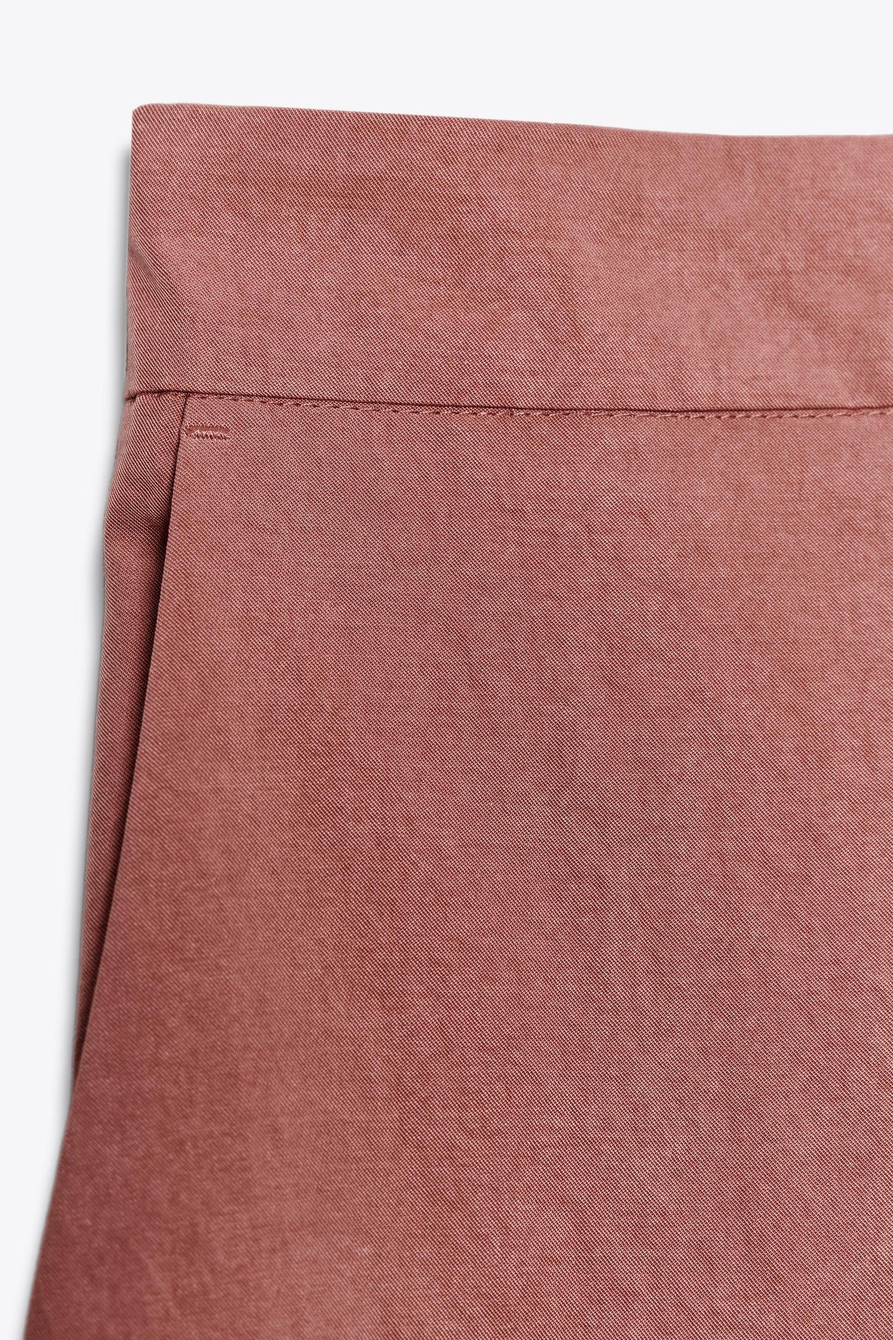 STRAIGHT-LEG TROUSERS ELASTICATED WAIST