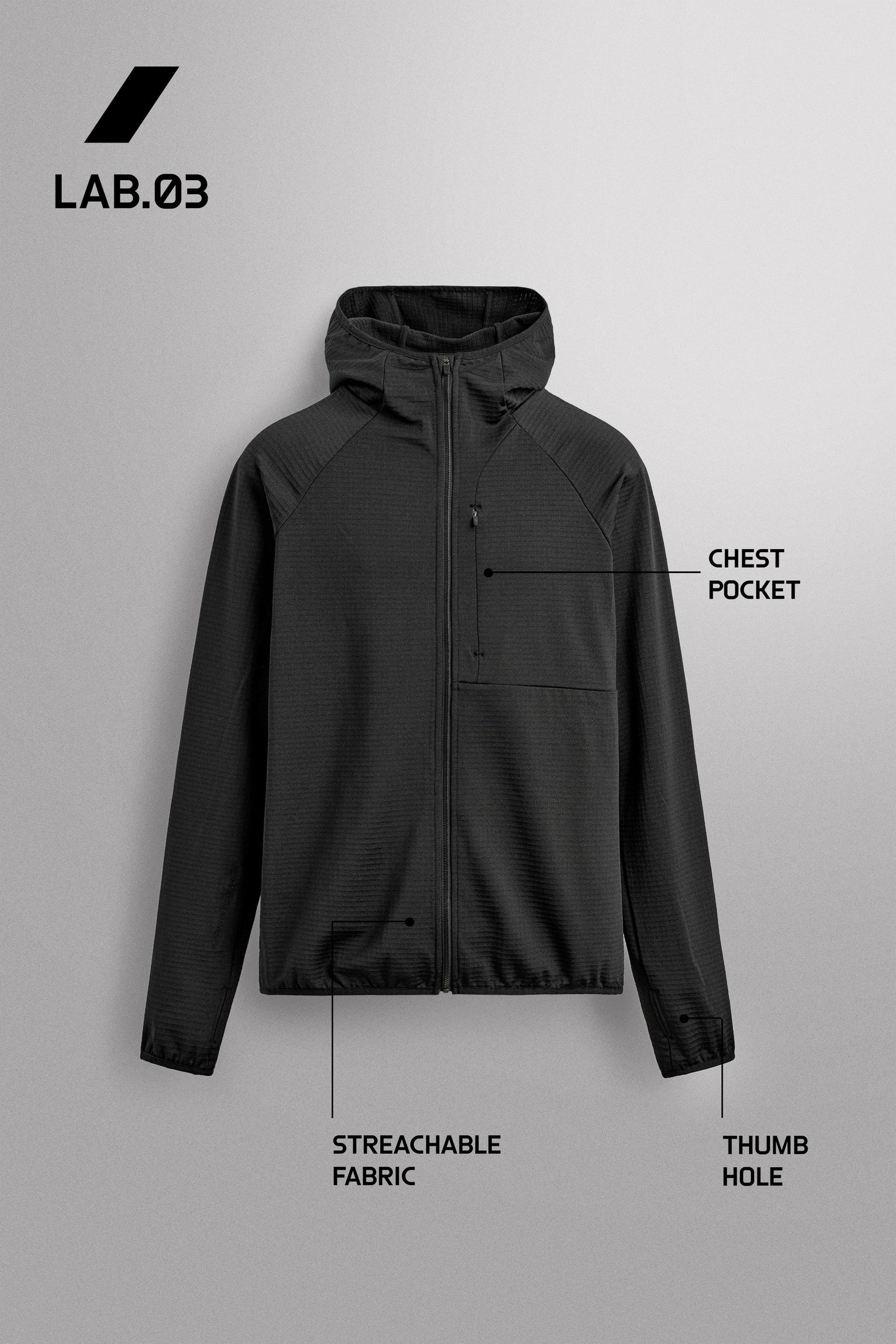 Hooded Hybrid Jacket