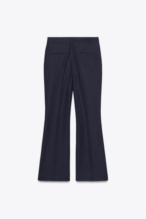 STRAIGHT-LEG TROUSERS