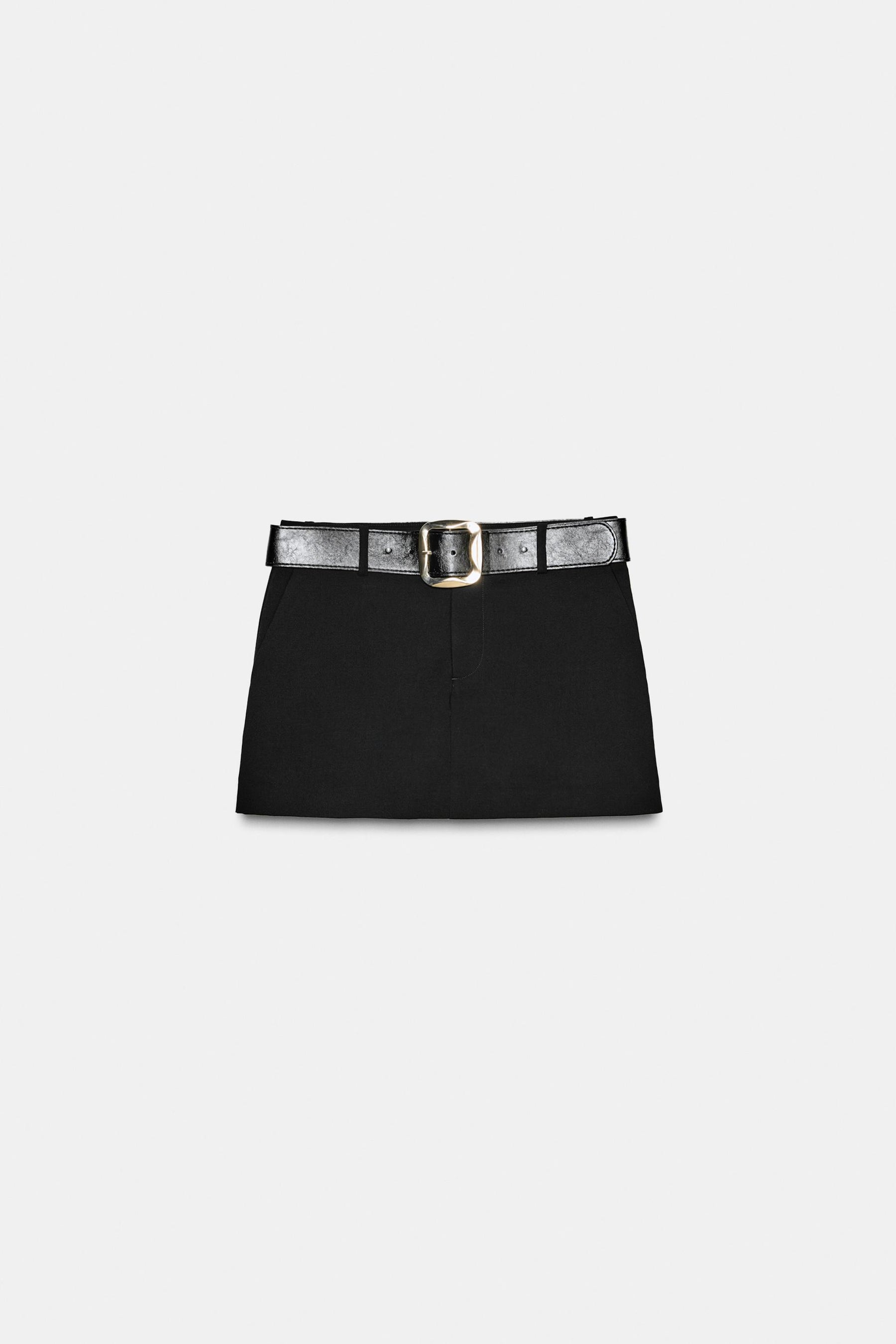 BELTED MINI SKORT
