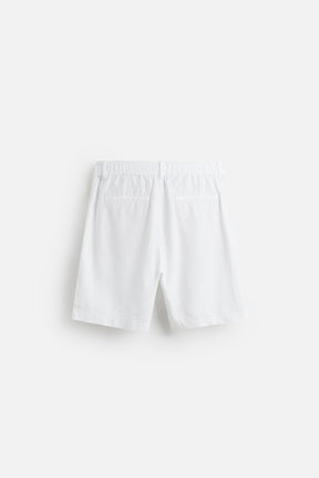 COTTON/LINEN BERMUDA SHORTS - Image 7