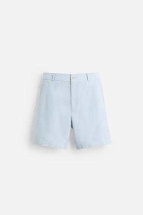 COTTON/LINEN BERMUDA SHORTS - Image 6