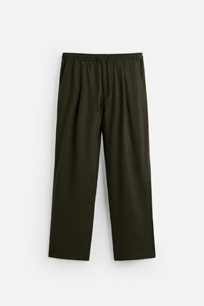 RELAXED FIT LYOCELL TROUSERS - Image 6