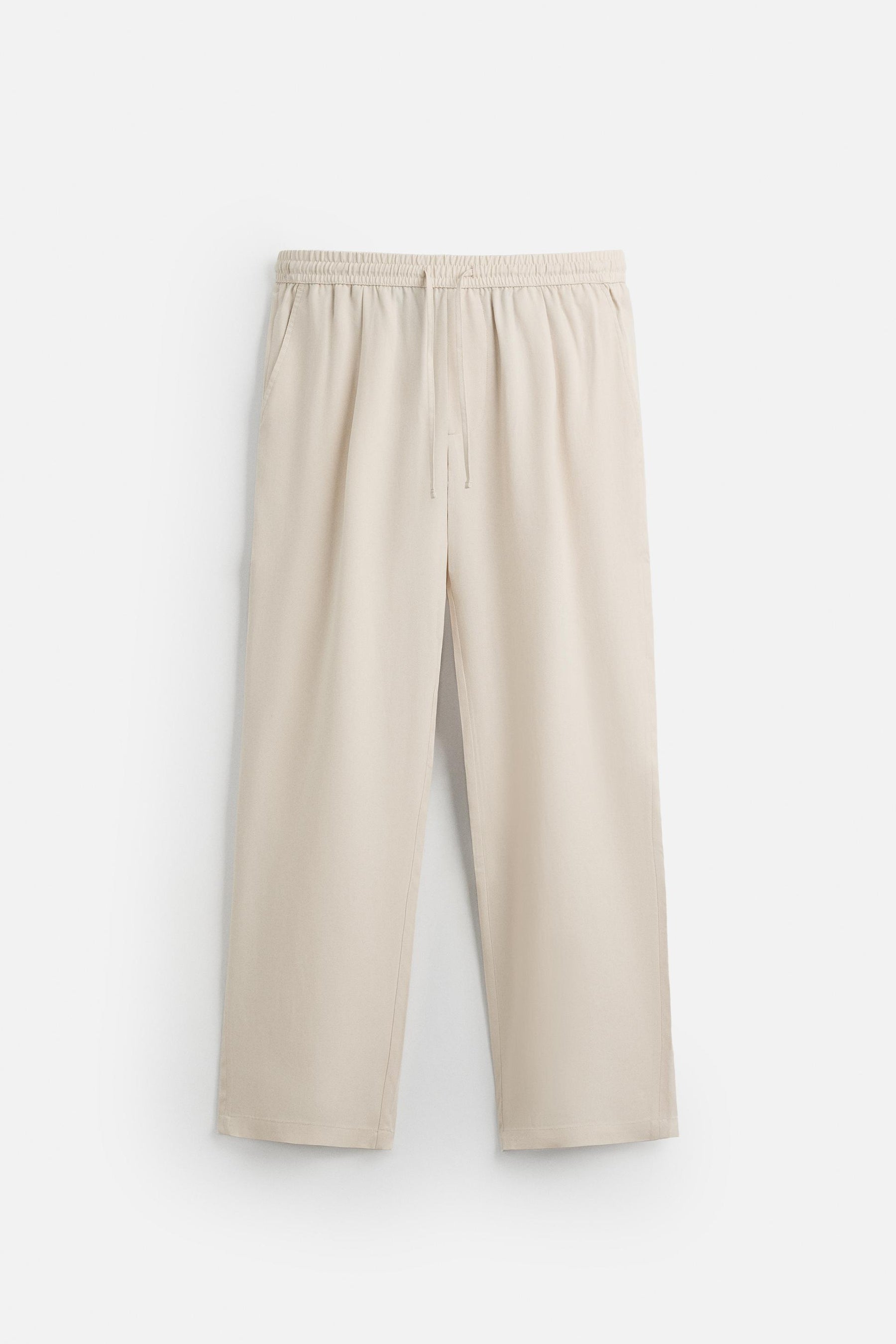 RELAXED FIT LYOCELL TROUSERS - Image 7