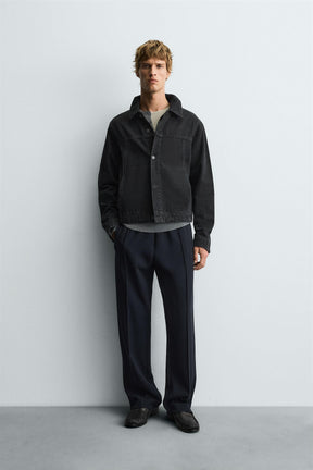 FLOWING TROUSERS WITH ZIPS - Image 1