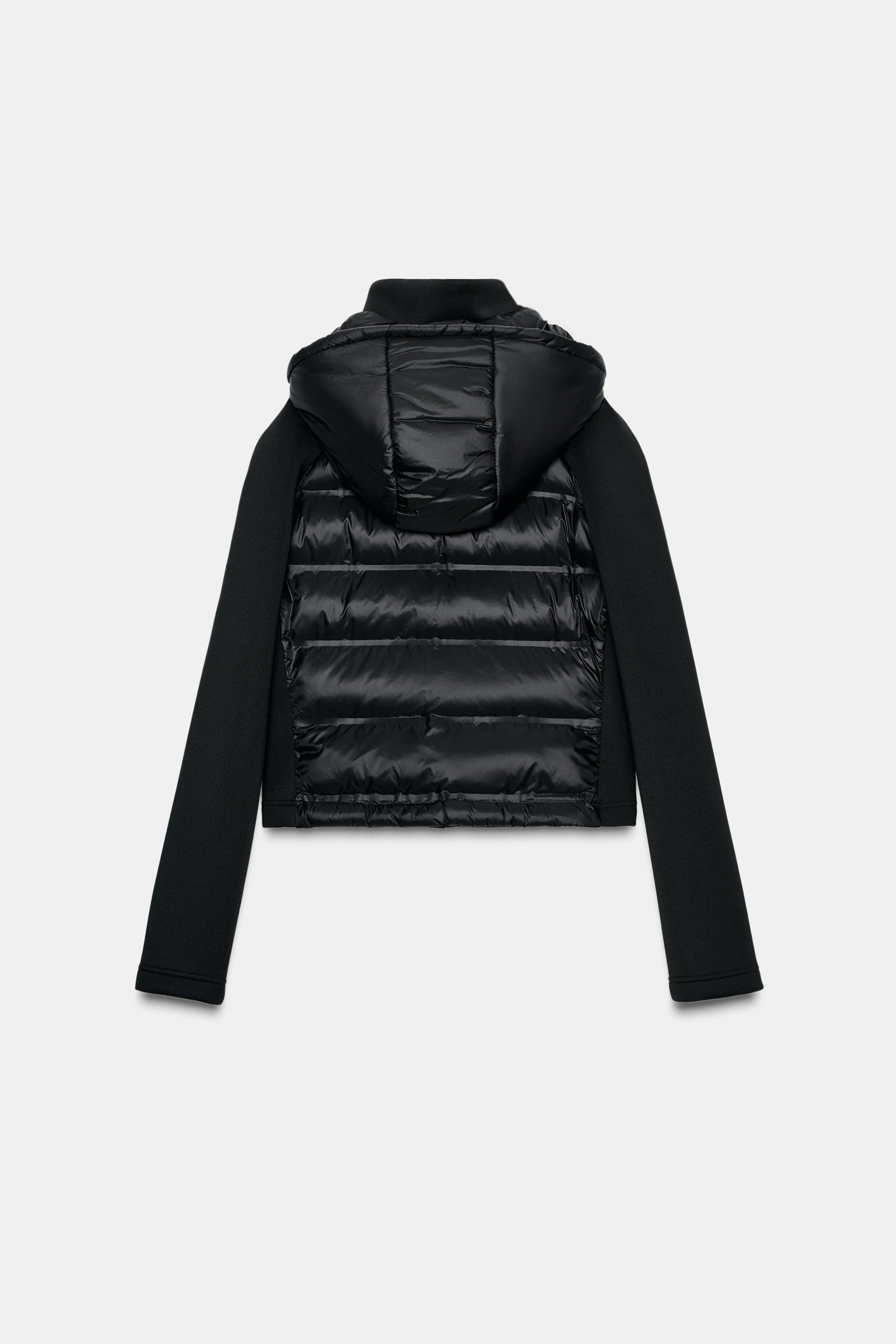 Quilted Detachable Hood Jacket