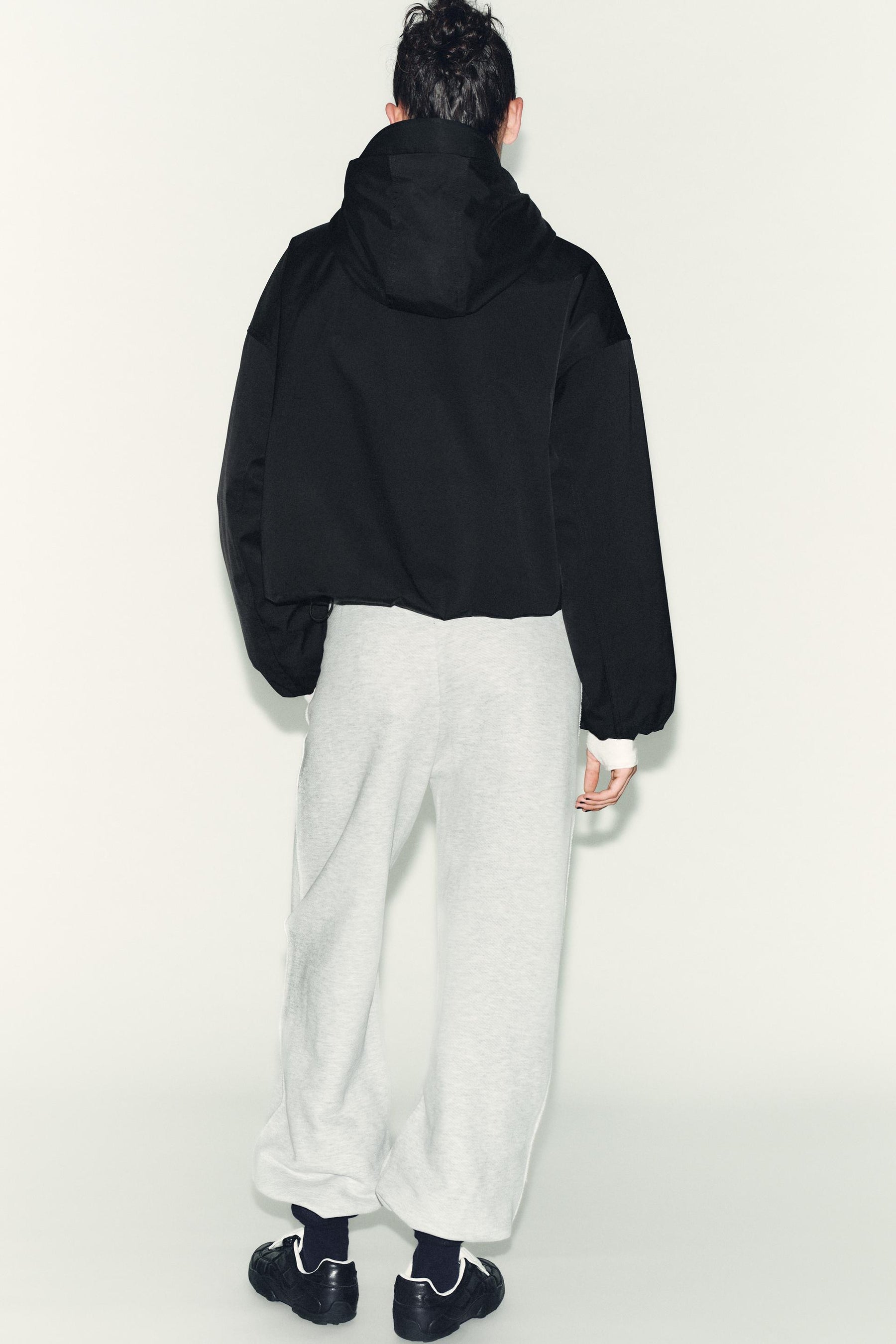 WATER-REPELLENT WINDPROOF HOODED ANORAK - Image 5