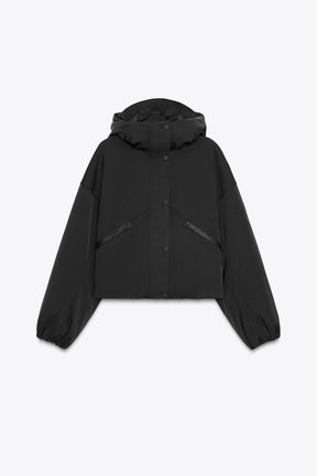 WATER-REPELLENT WINDPROOF HOODED ANORAK - Image 6