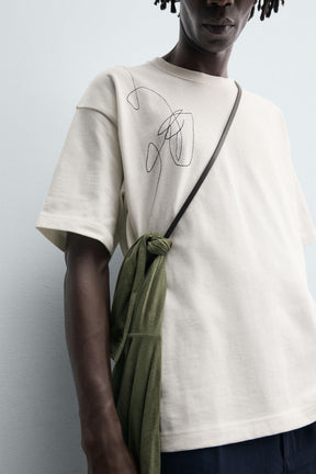 T-SHIRT WITH PHOTOGRAPHIC PRINT AND EMBROIDERY - Image 6