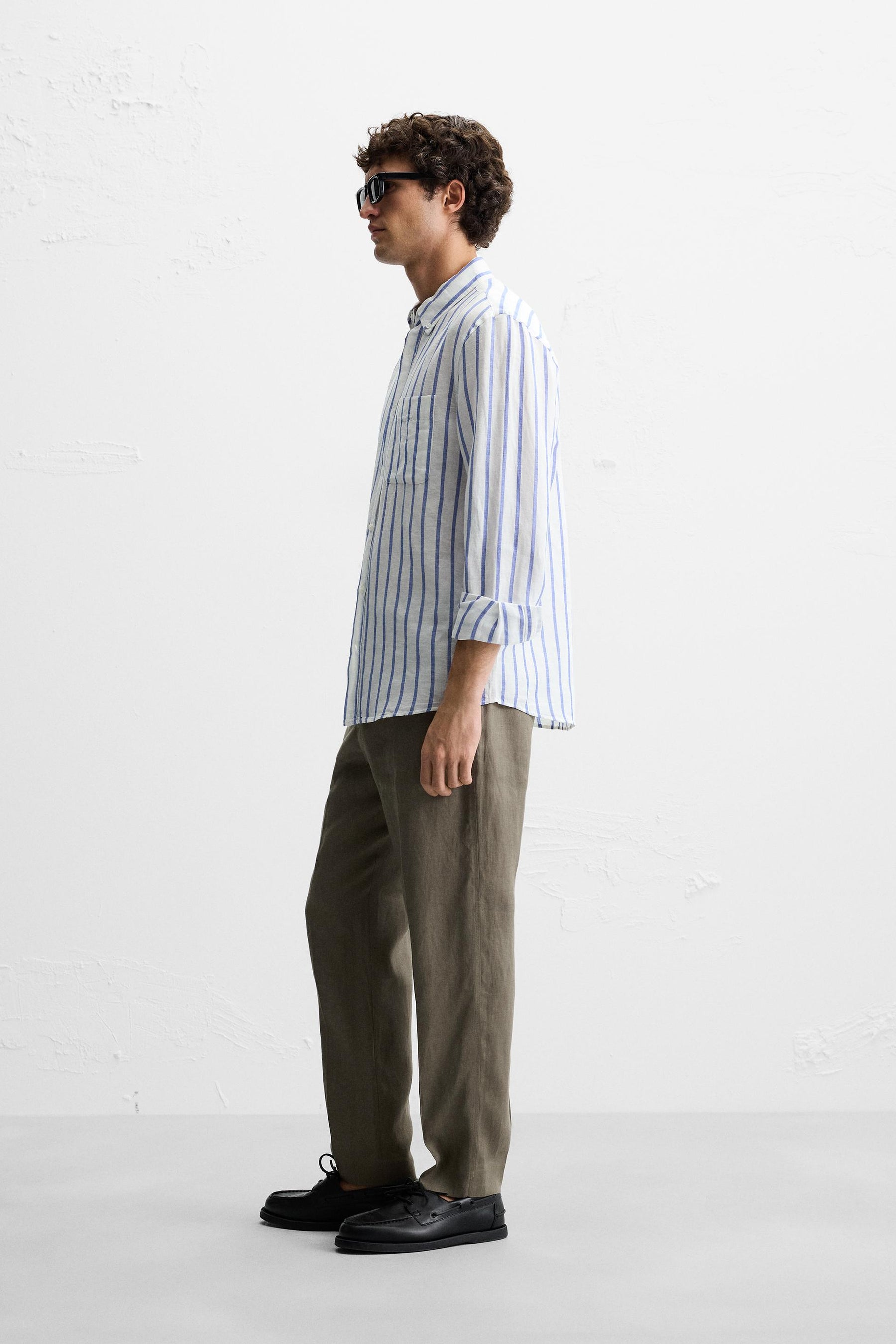 100% LINEN TROUSERS - Image 4