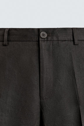 Linen Regular Trousers