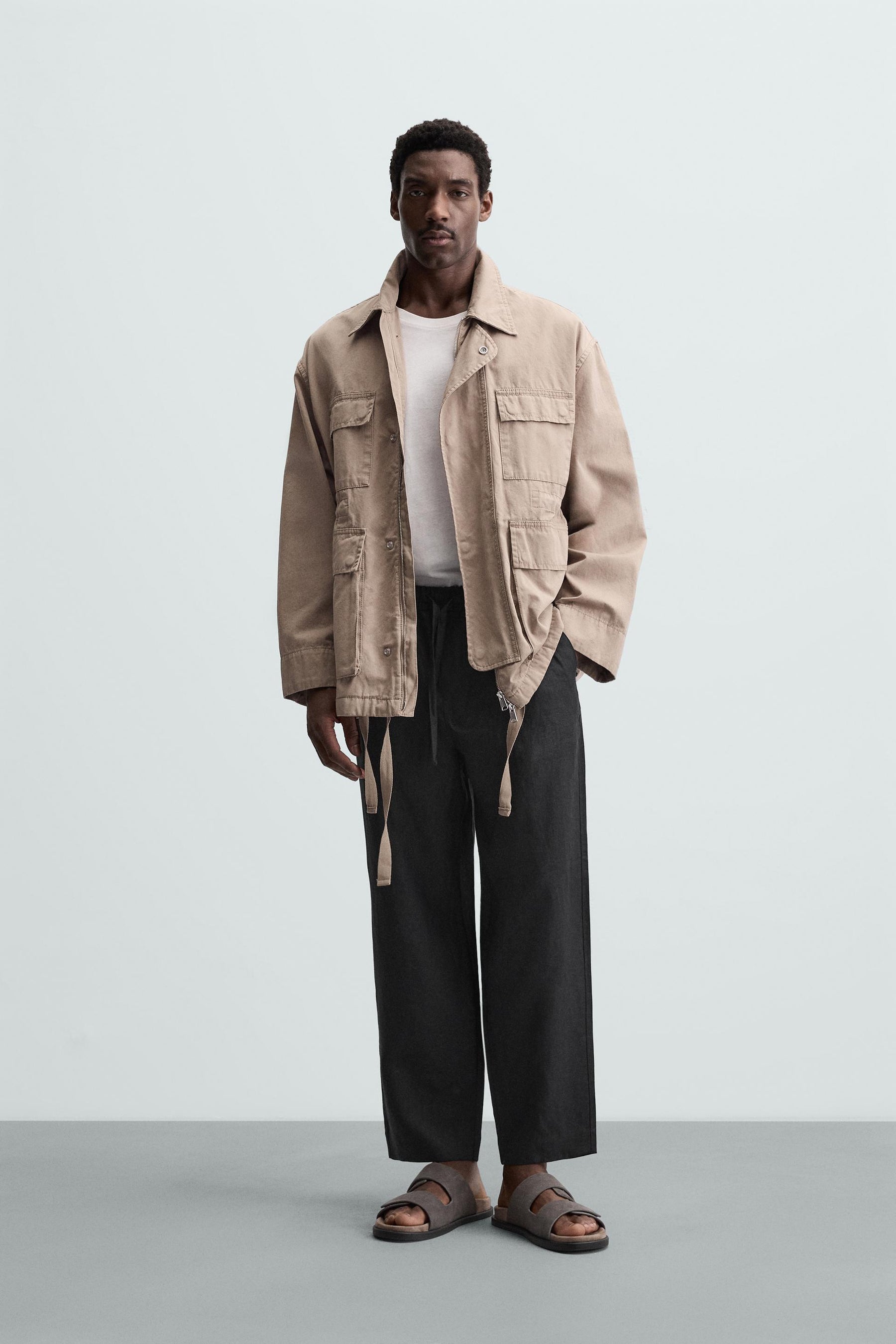 LINEN TROUSERS - Image 1