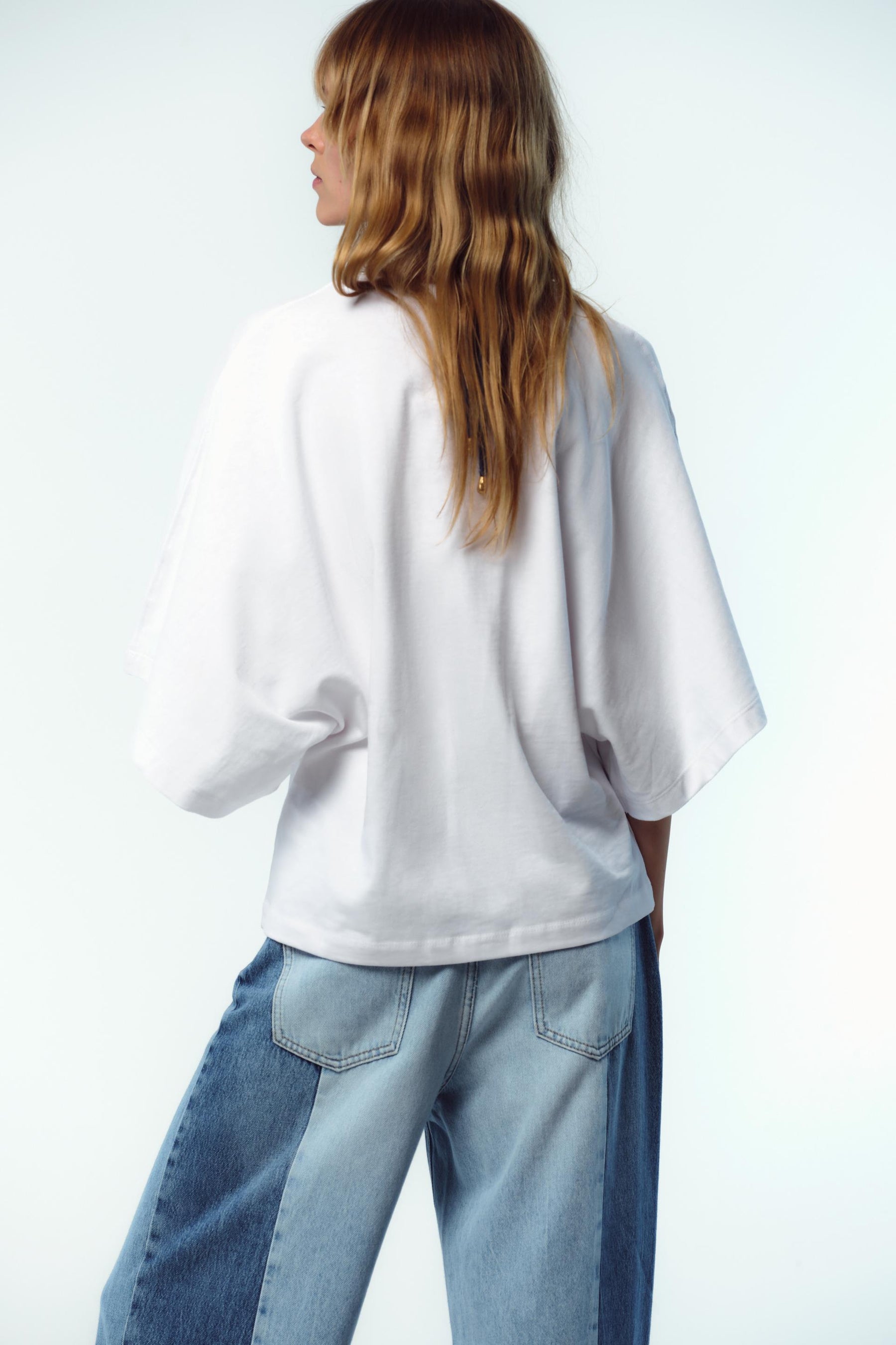 Washed Cap Sleeve Shirt