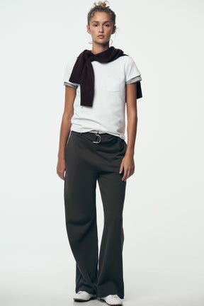 WASHED T-SHIRT WITH POCKET