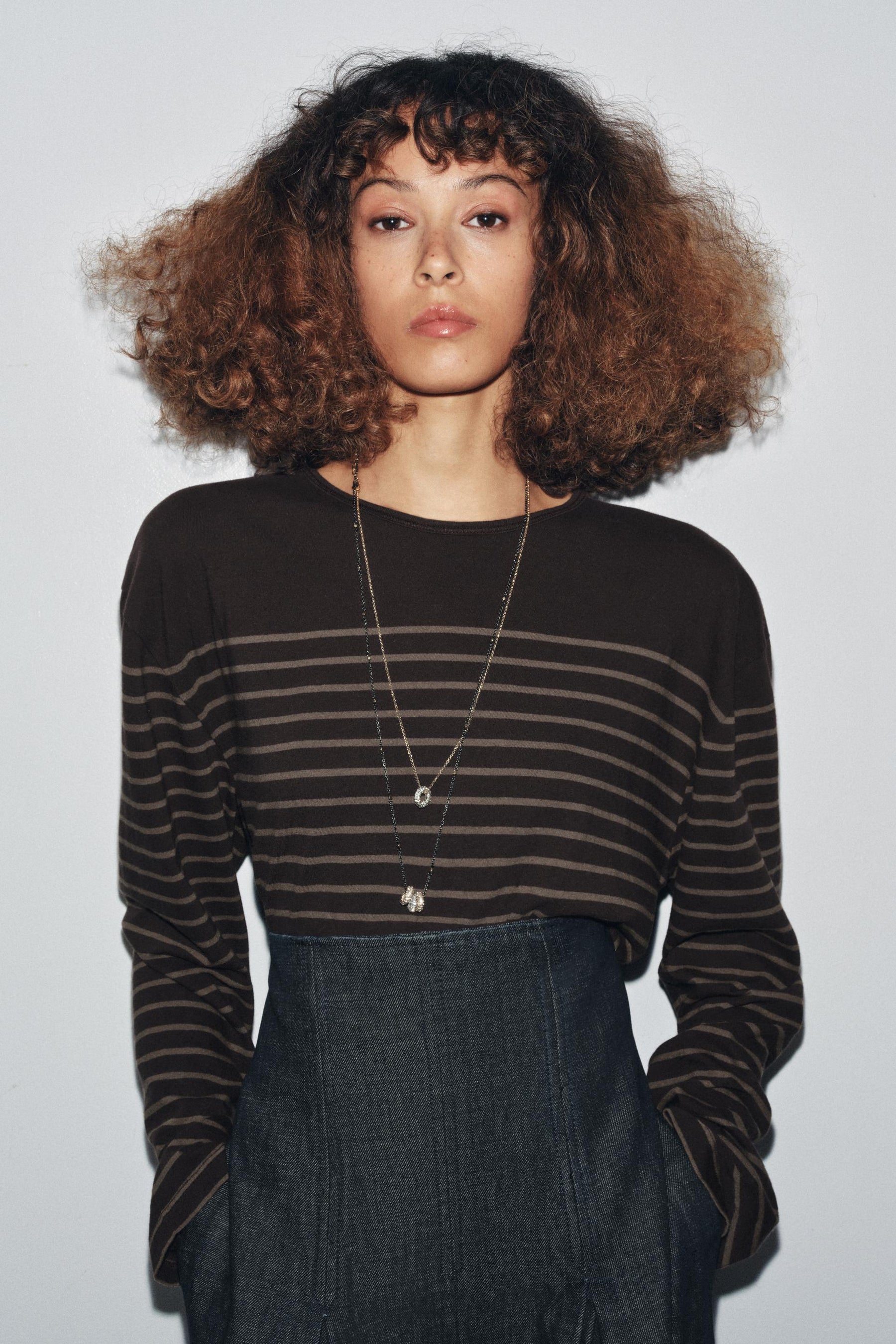 STRIPED LONG-SLEEVE SHIRT