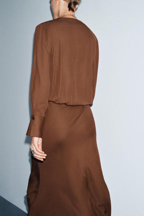ZW COLLECTION LIMITED EDITION FLOWING WRAP DRESS - Image 3