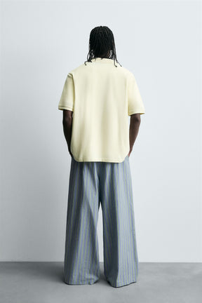 STRIPED OVERSIZE FIT TROUSERS - Image 3