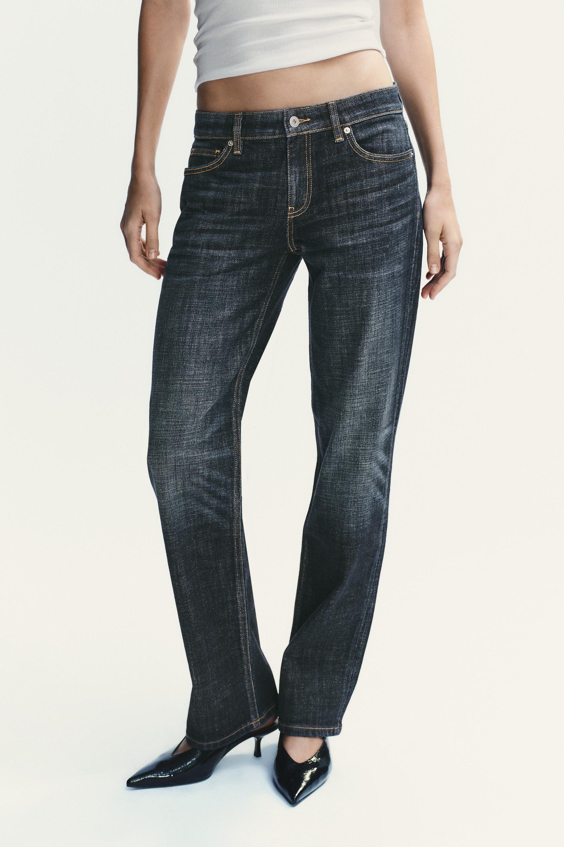 Straight Low-Rise Jeans