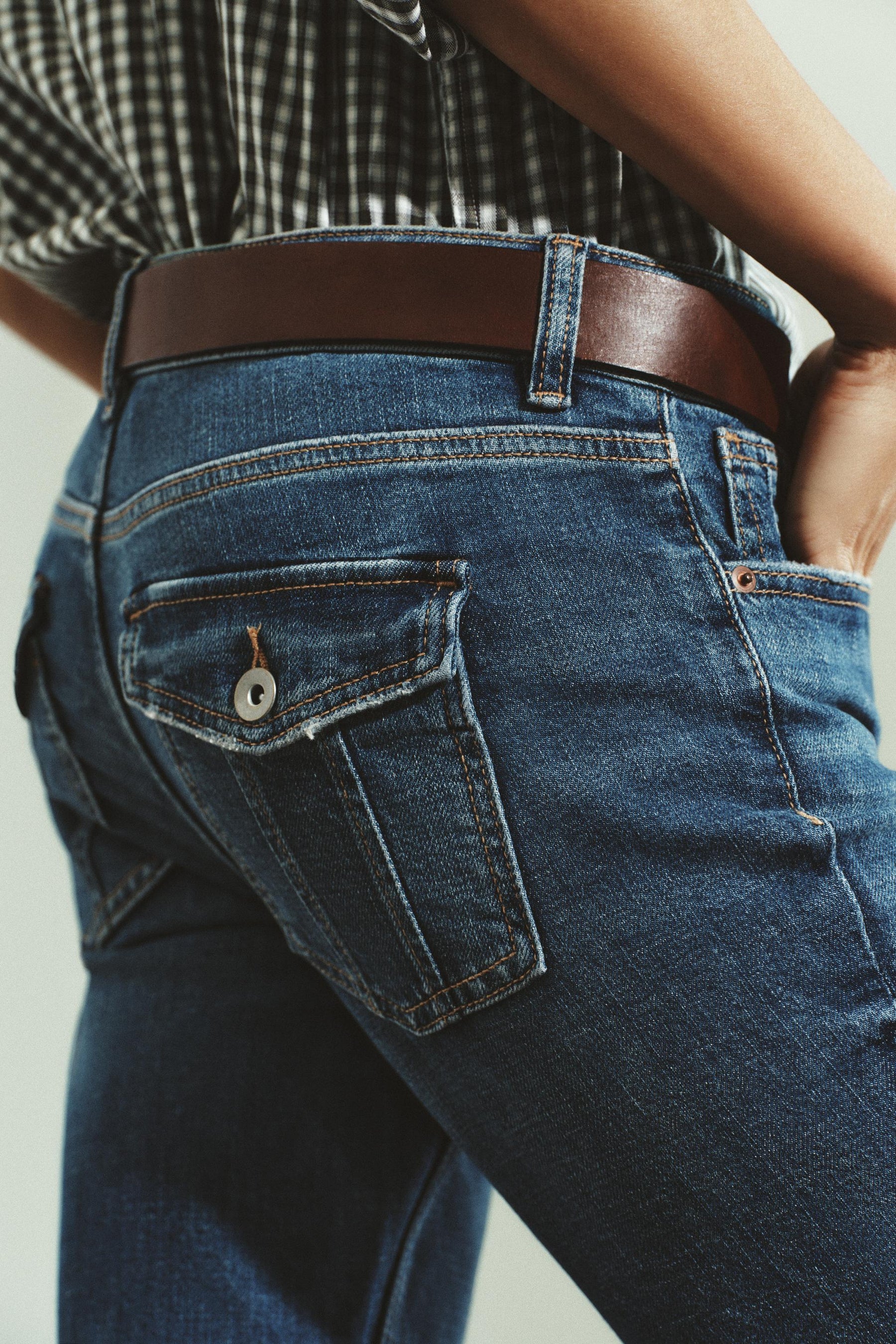 Bootcut Low-Rise Jeans