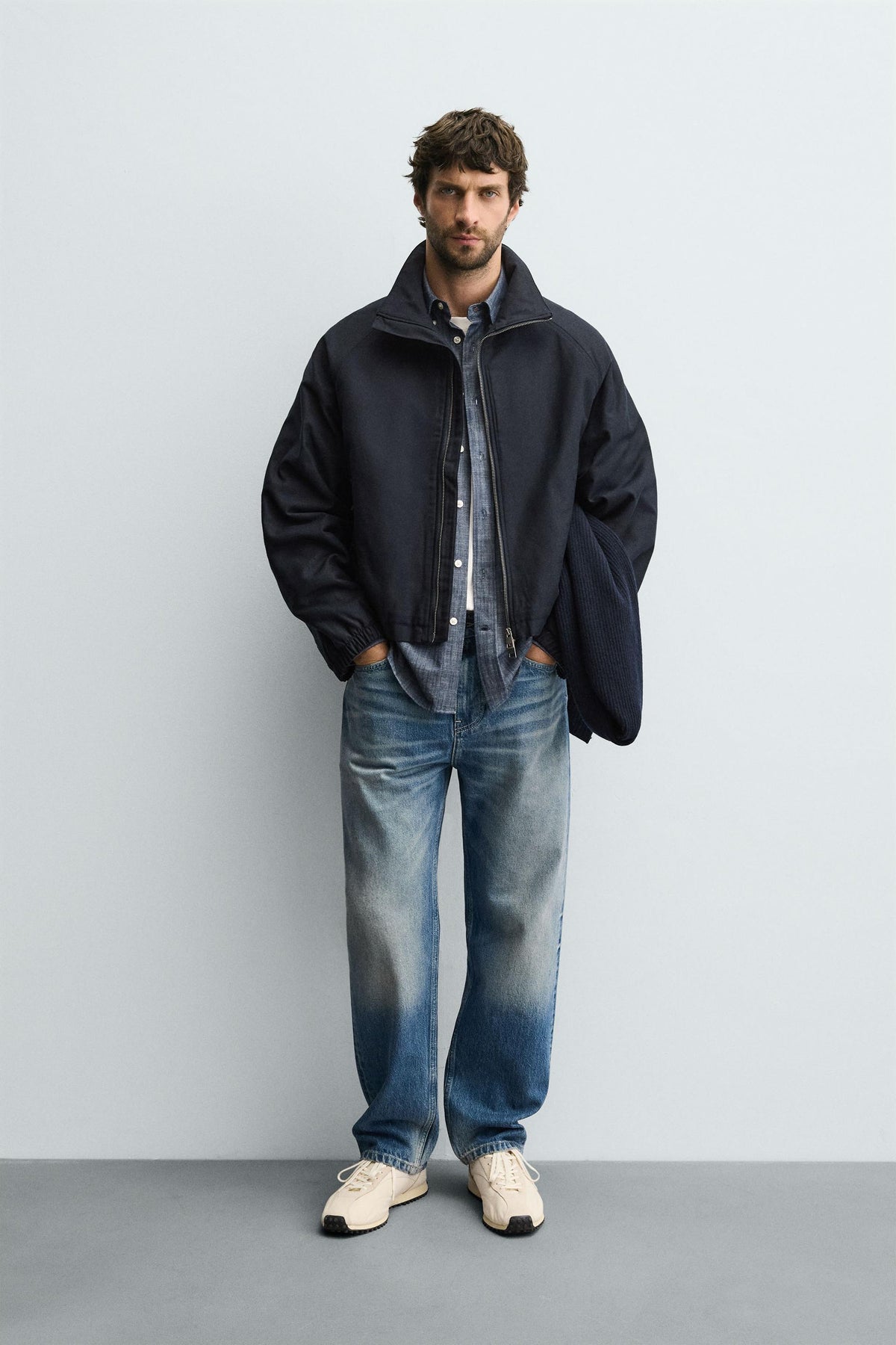 CROPPED FIT QUILTED JACKET - Image 1