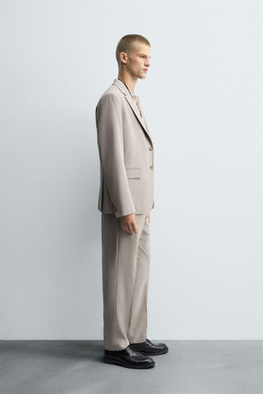 TEXTURED SUIT BLAZER - Image 4
