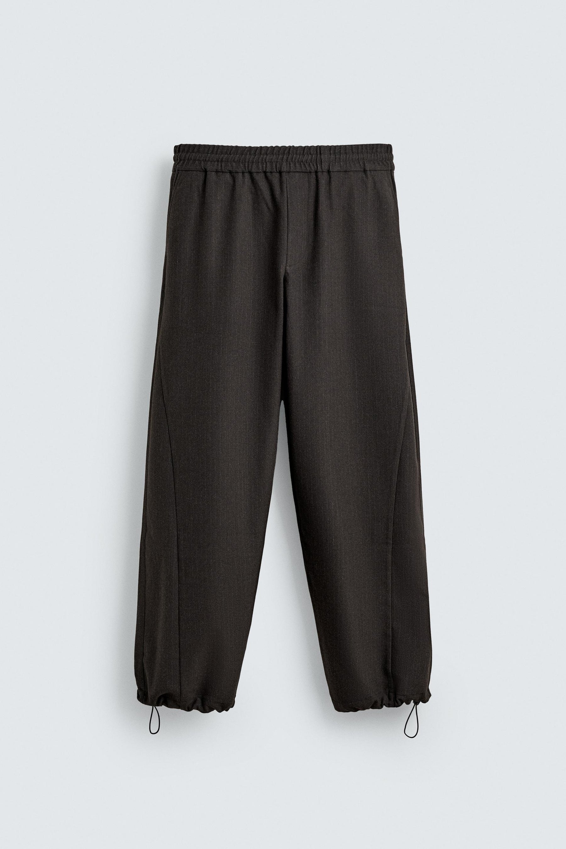 RELAXED FIT TEXTURED TROUSERS - Image 6
