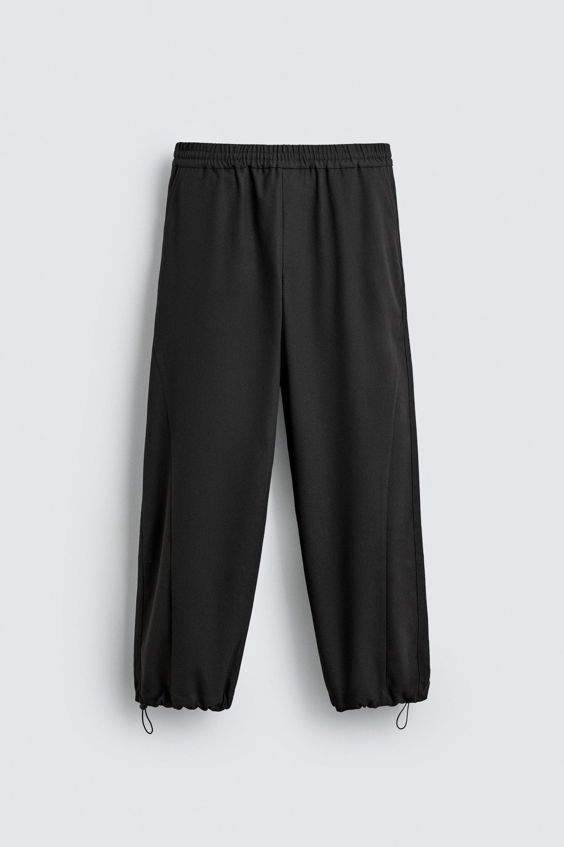 TEXTURED RELAXED FIT TROUSERS - Image 7