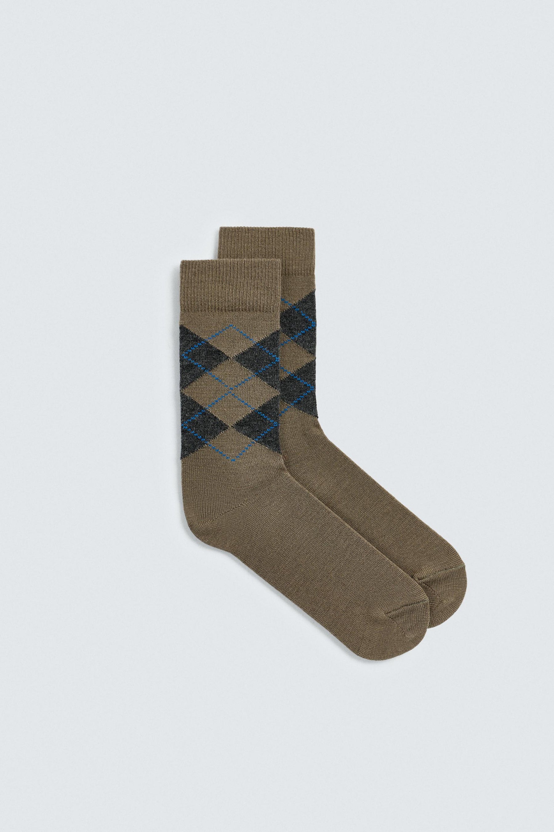 ARGYLE WOOL SOCKS - Image 1