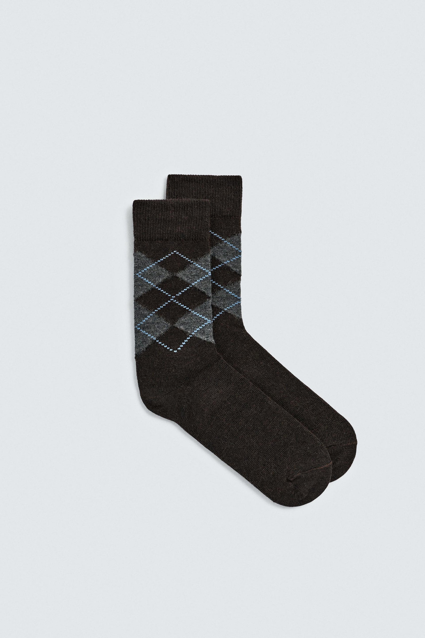 ARGYLE WOOL SOCKS - Image 1