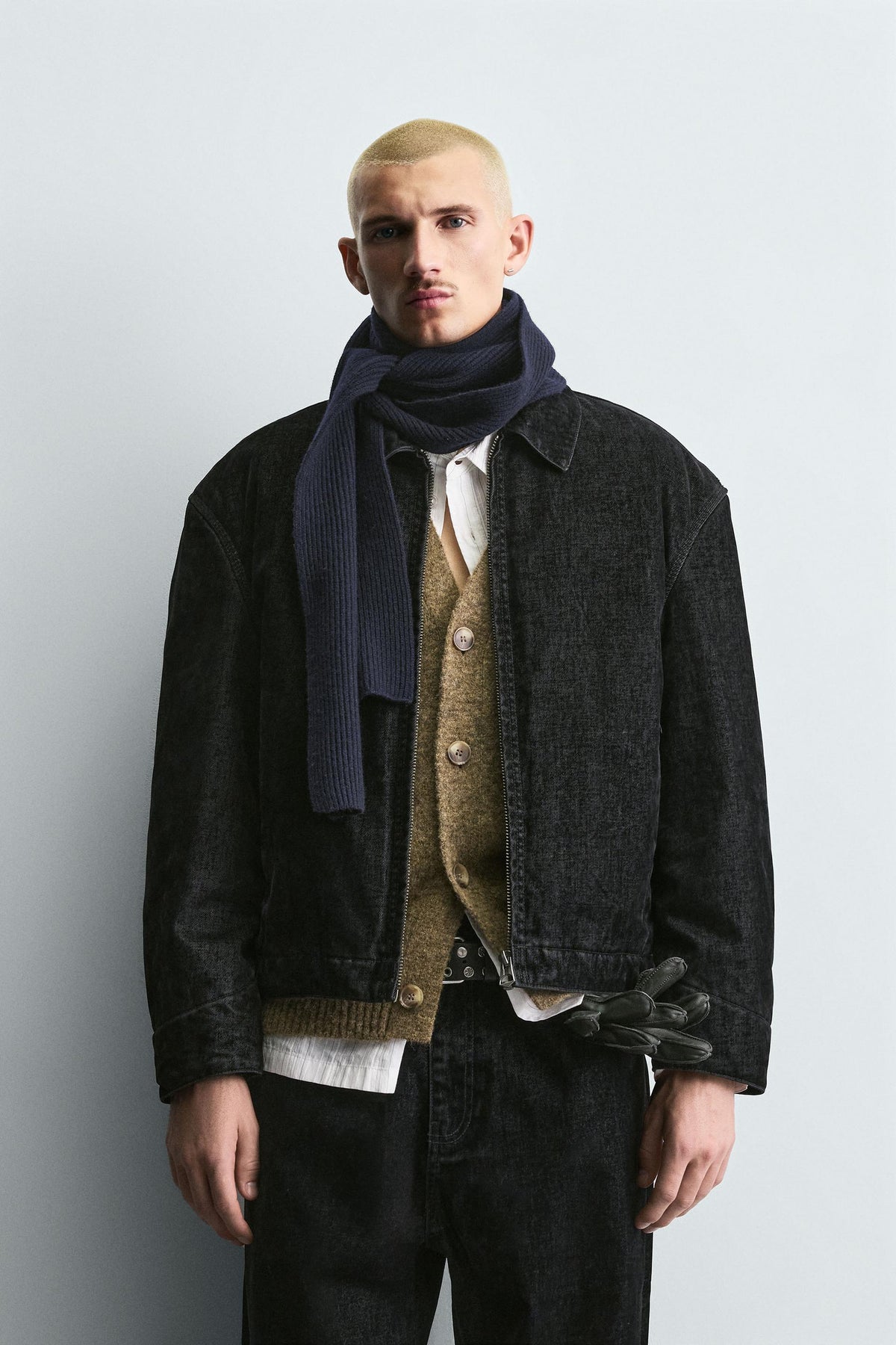 RELAXED FIT VELOUR JACKET - Image 2