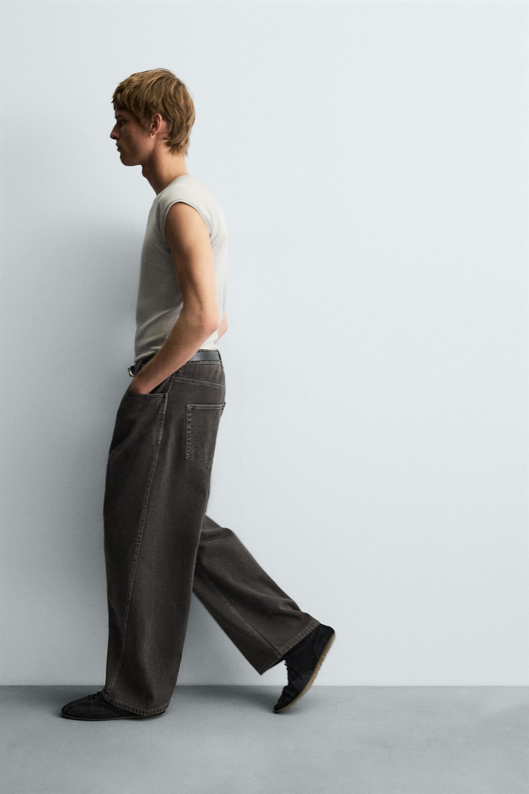 TWIST SEAM RELAXED FIT TROUSERS - Image 6