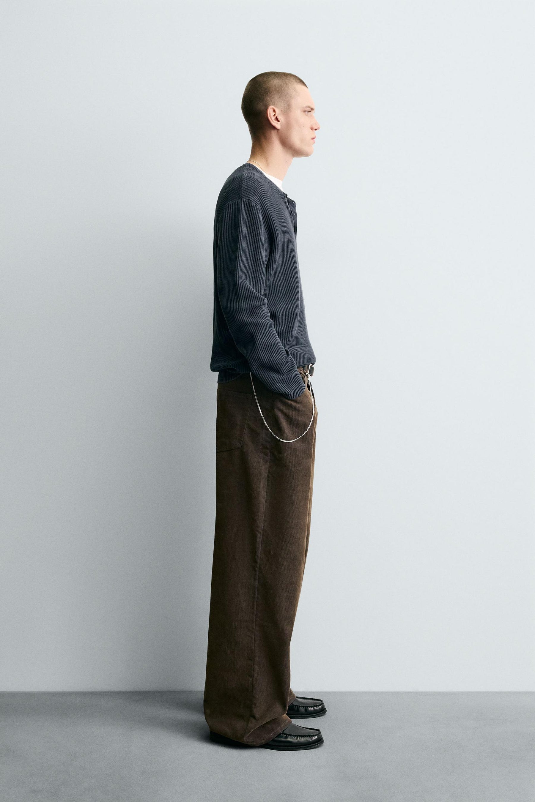 BAGGY FIT CORDUROY TROUSERS - Image 4