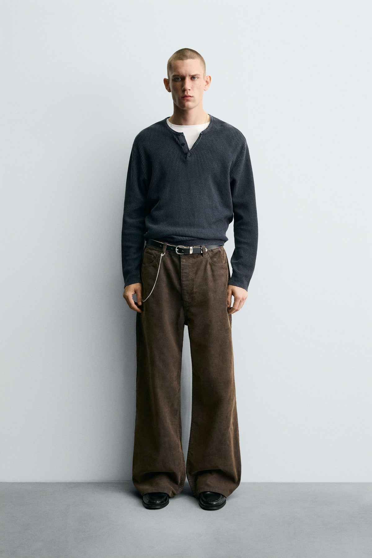 BAGGY FIT CORDUROY TROUSERS - Image 1