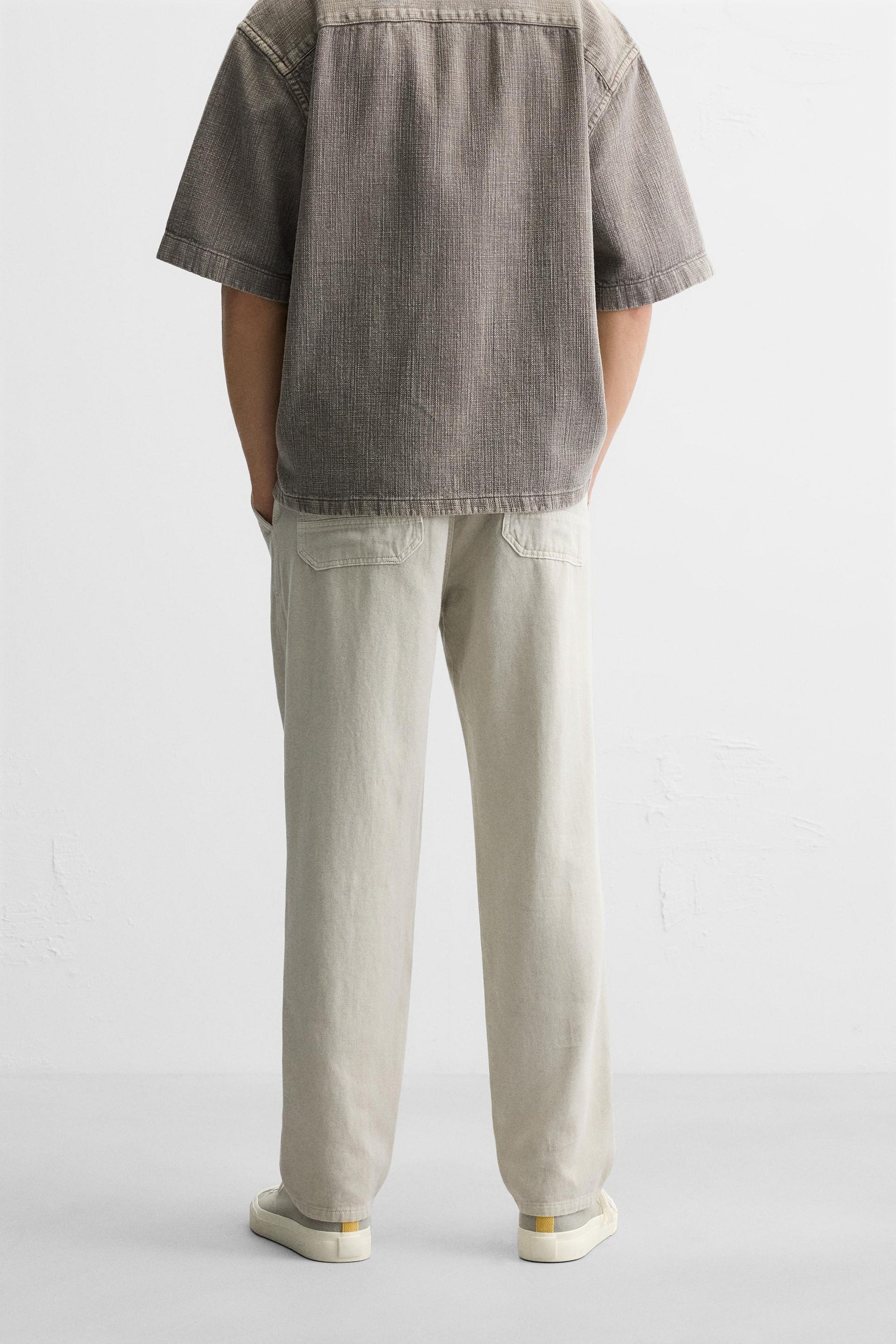 COTTON - LINEN TROUSERS - Image 3
