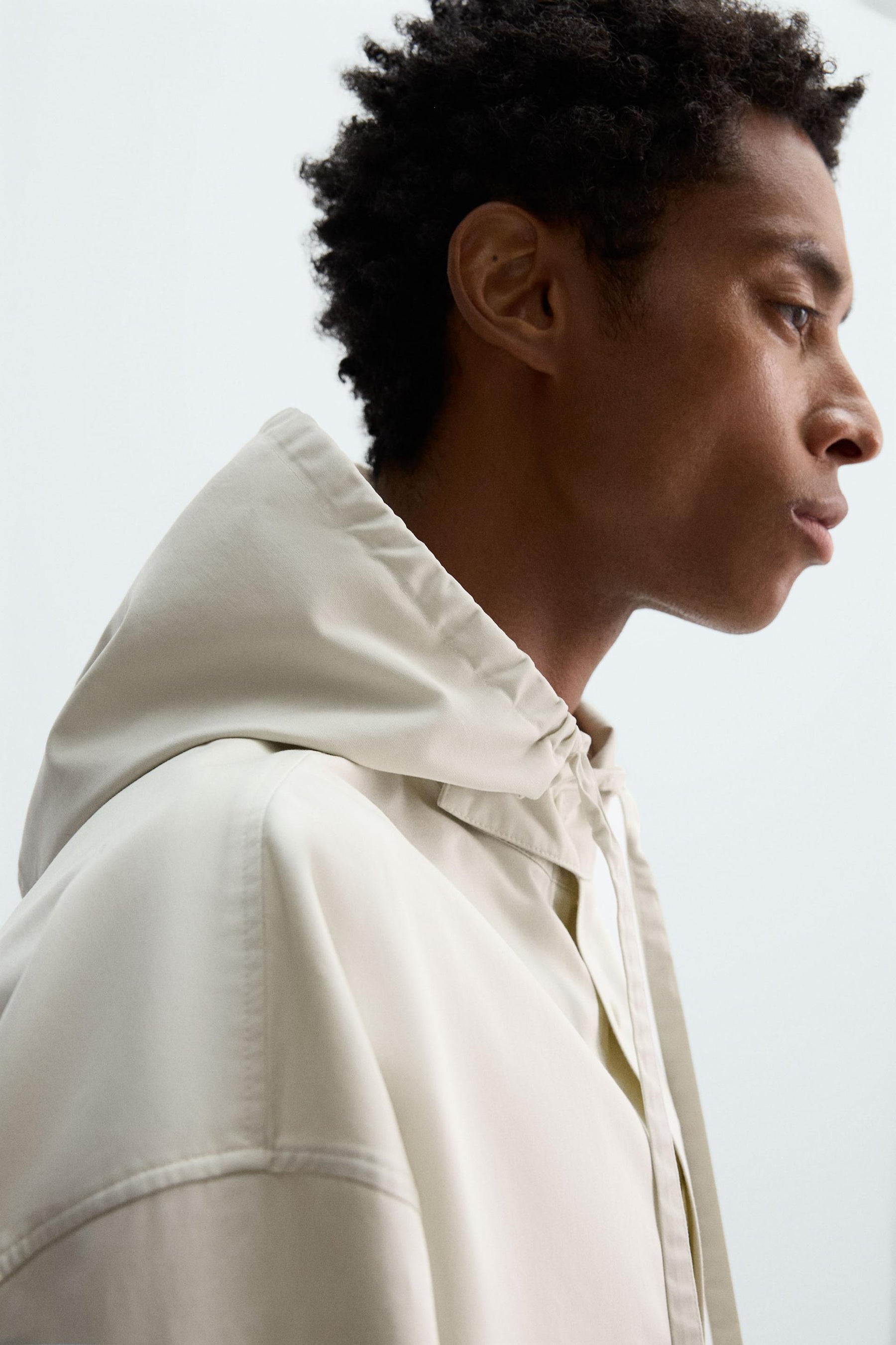 HOODED OVERSIZE FIT OVERSHIRT - Image 6