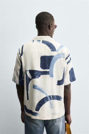 ABSTRACT PRINT SHIRT - Image 3