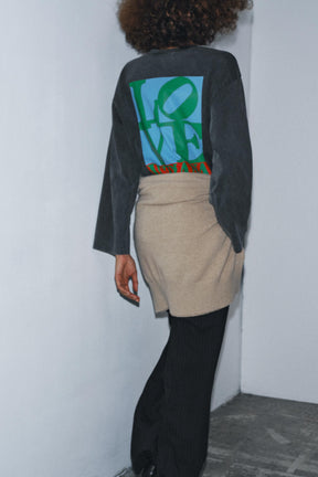 WASHED LONG-SLEEVE SHIRT