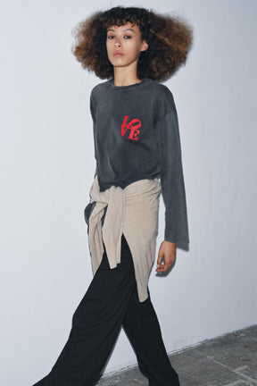 WASHED LONG-SLEEVE SHIRT