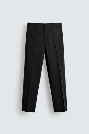 WOOL BLEND TUXEDO SUIT TROUSERS - Image 7