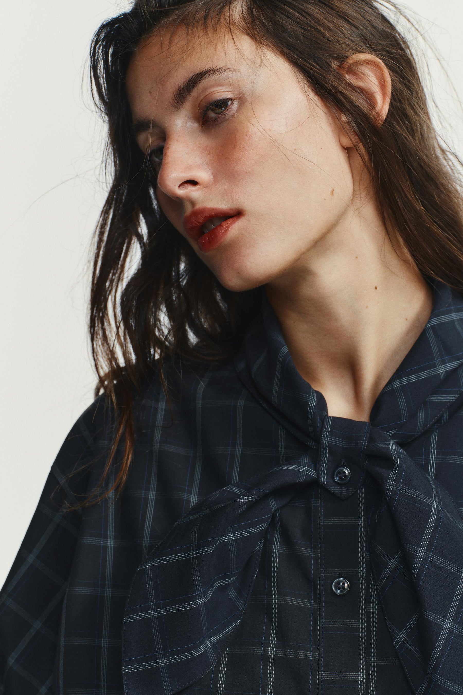 Poplin Shirt with Square